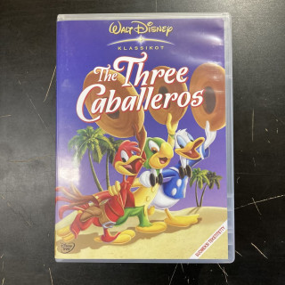 Three Caballeros DVD (VG+/M-) -animaatio-